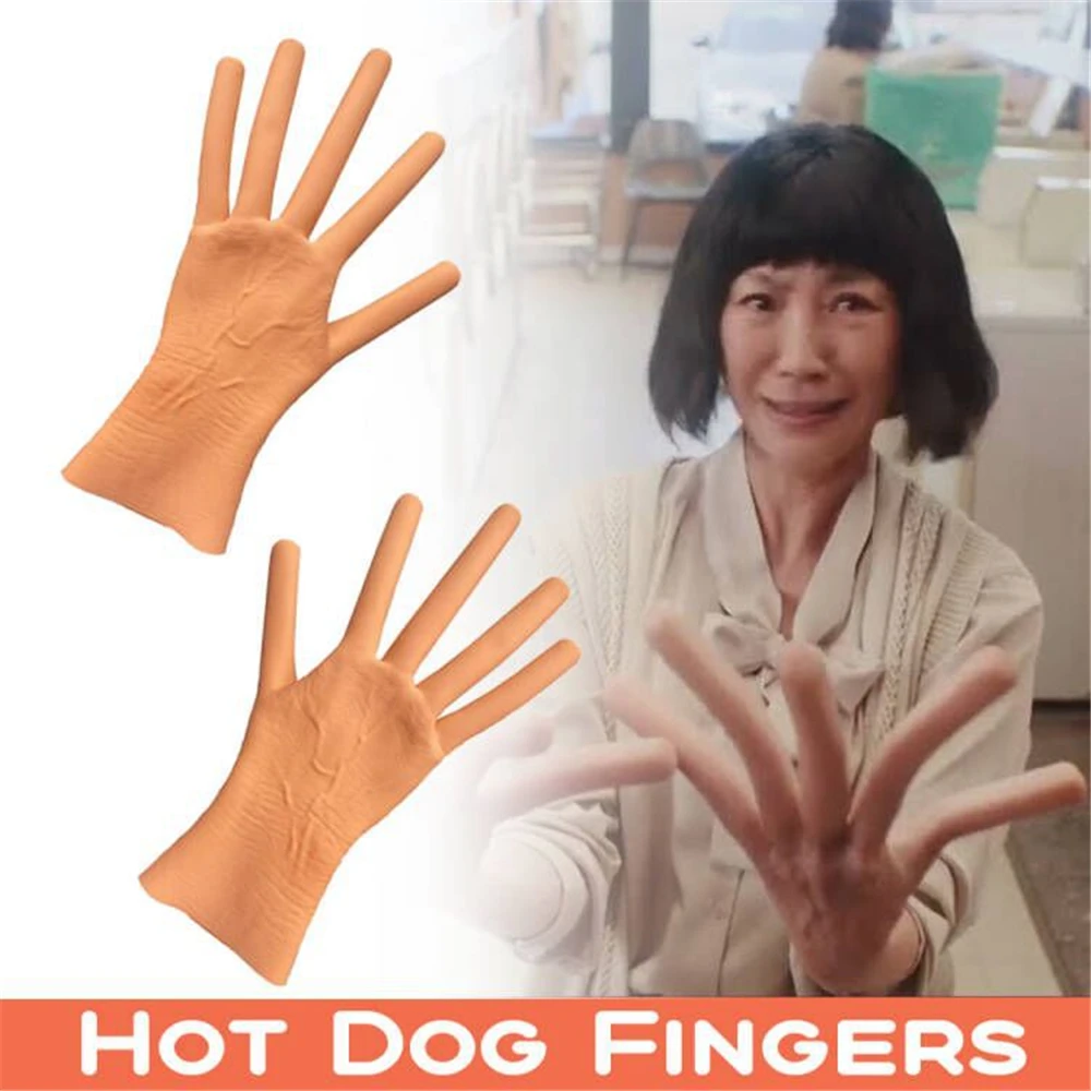 Scary Hot Dog Fingers Hot Dog Gloves Evelynn Cosplay Party Decorations Props D5QB
Scary Hot Dog Fingers Hot Dog Gloves Evelynn Cosplay Party Decorations Props D5QB