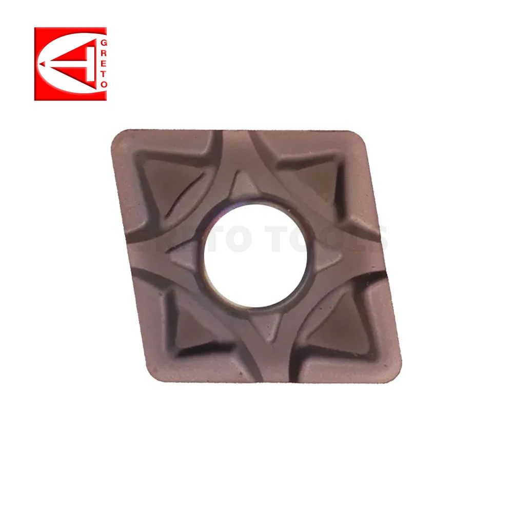 GRETO CNMG090308-MF GT4202 GT4205 Tungsten Carbide Cutting Tool Tablets Turning Inserts CNMG090304-SF CNMG09 0308-MF
GRETO CNMG090308-MF GT4202 GT4205 Tungsten Carbide Cutting Tool Tablets Turning Inserts CNMG090304-SF CNMG09 0308-MF