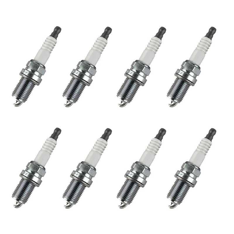 

8Pcs Spark Plug Car Accessories Parts Kit LR005253 / IFR5N10 For Land Rover Range Rover RR Sport LR3 4.4L/4.2L V8