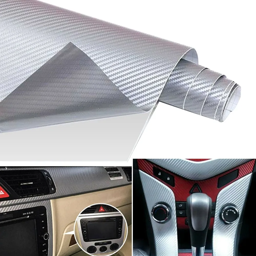 1 X Car Carbon Fiber Sticker Car Silver/purple/orange/red Carbon Fiber Vinyl Wrap Sticker Interior Accessories Panel 50x12Inch
1 X Car Carbon Fiber Sticker Car Silver/purple/orange/red Carbon Fiber Vinyl Wrap Sticker Interior Accessories Panel 50x12Inch