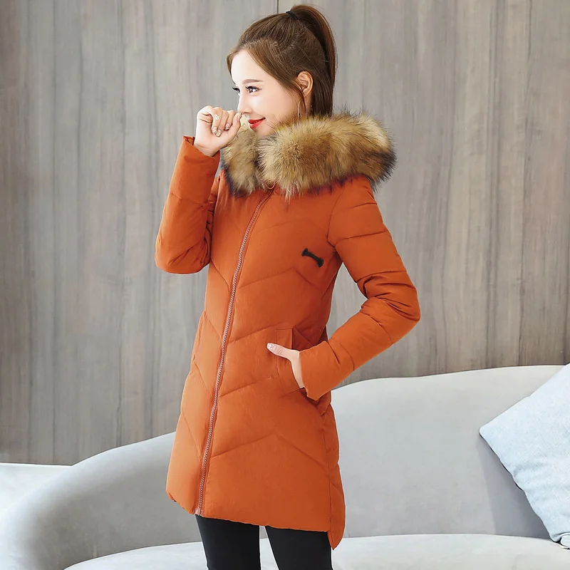 Winter Jacket Autumn Women Hooded Large Fur Collar Down Cotton Coat Woman Parkas Korean Clothes Chaquetas Mujer KJ5398
Winter Jacket Autumn Women Hooded Large Fur Collar Down Cotton Coat Woman Parkas Korean Clothes Chaquetas Mujer KJ5398