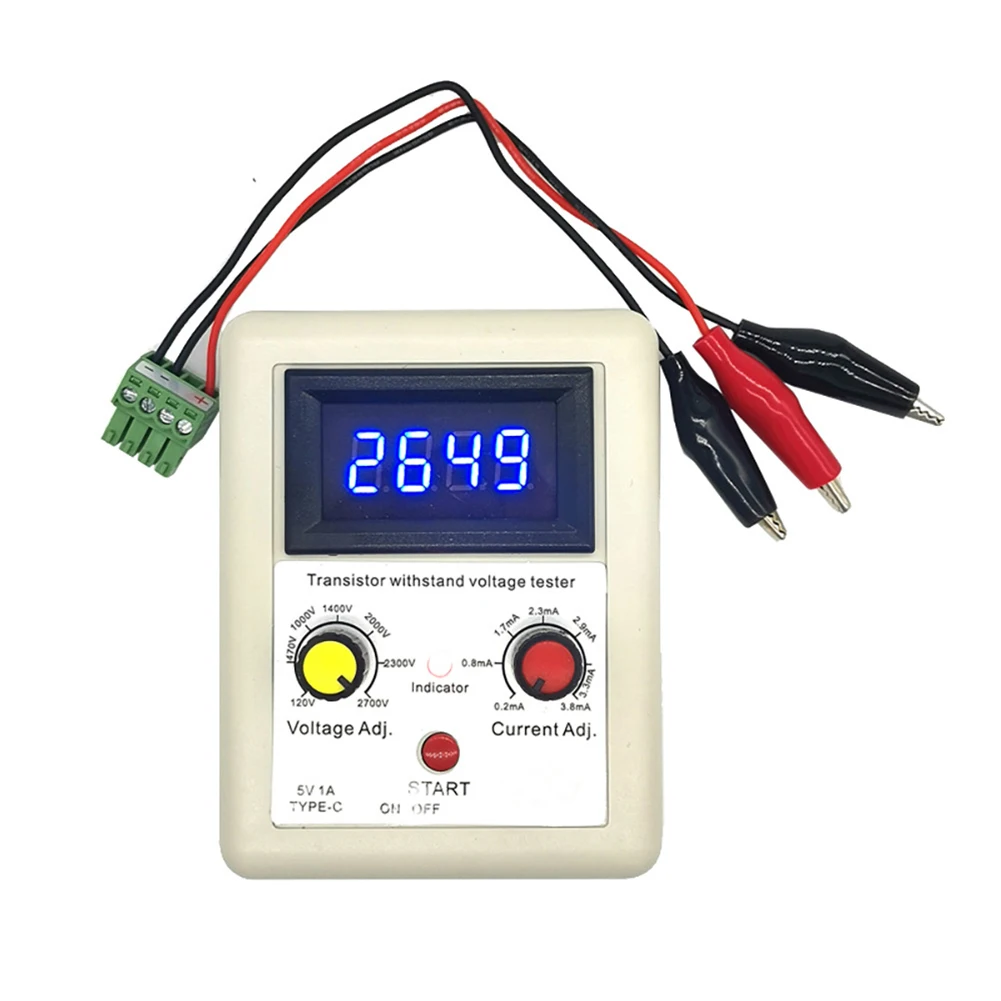 Voltage Capability Transistor Tester Diode MOS Triode Withstand Voltage Tester TYPE-C 3.7V 600mAH Electrical Instruments
Voltage Capability Transistor Tester Diode MOS Triode Withstand Voltage Tester TYPE-C 3.7V 600mAH Electrical Instruments
