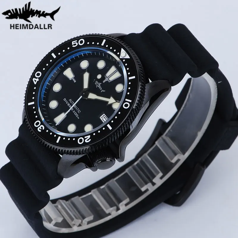 

Heimdallr SKX007 Diver Men's Watch Sapphire Mirror Ceramic Bezel Auto Date NH35 Automatic Mechanical Wristwatch 20Bar Waterproof
