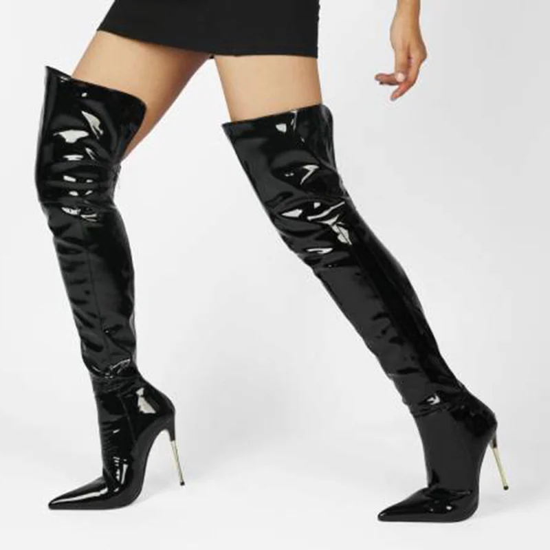 Women Boots Sexy High Heels Over The Knee Boots Zip 2023 Winter Patent Leather Stiletto Women Long Boots Fashion Party Shoes
Women Boots Sexy High Heels Over The Knee Boots Zip 2023 Winter Patent Leather Stiletto Women Long Boots Fashion Party Shoes