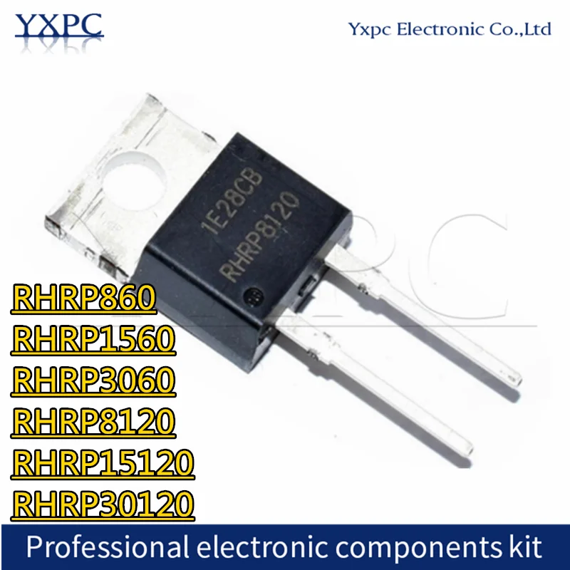 10pcs RHRP860 RHRP1560 RHRP3060 RHRP8120 RHRP15120 RHRP30120 TO220-2 Chips
10pcs RHRP860 RHRP1560 RHRP3060 RHRP8120 RHRP15120 RHRP30120 TO220-2 Chips