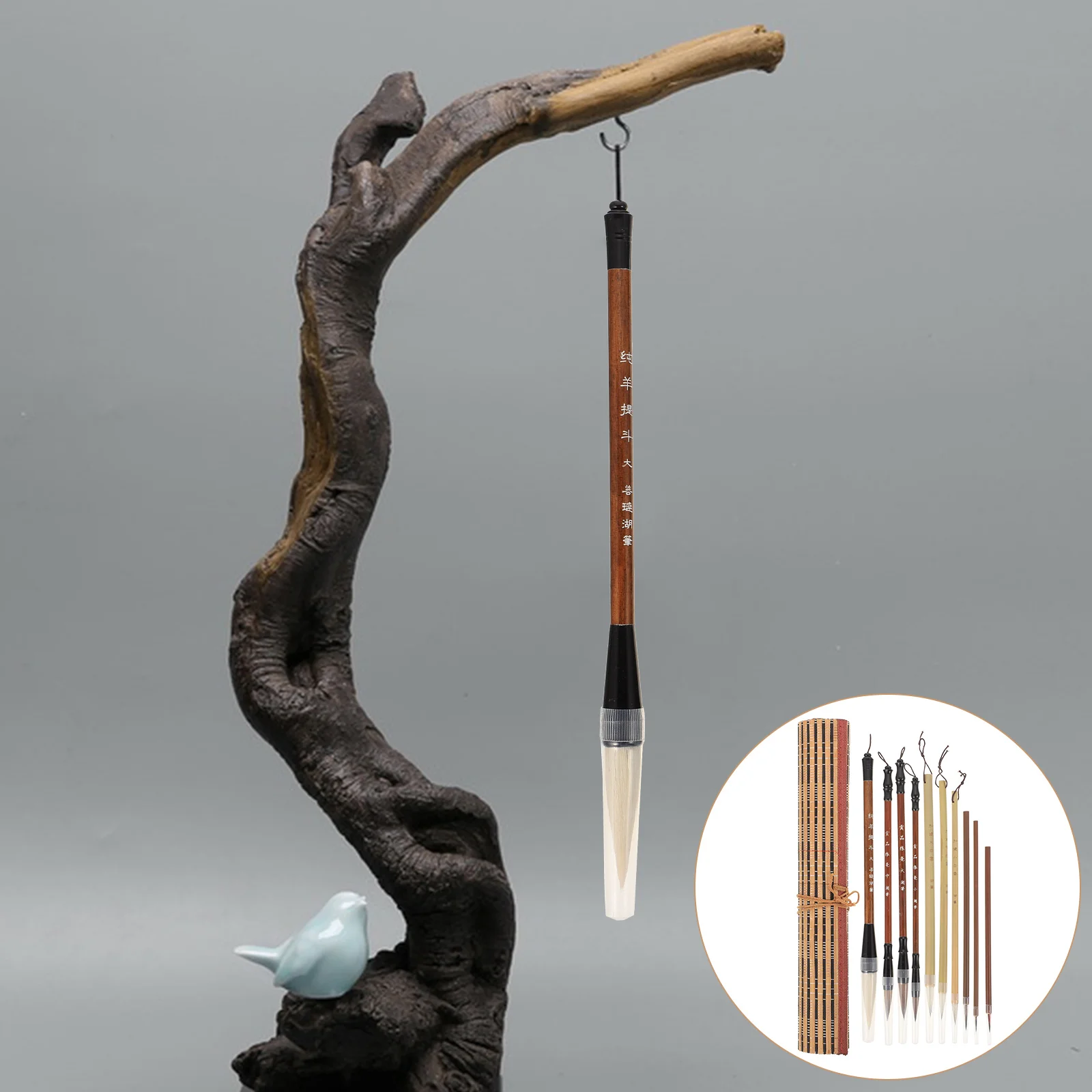 Chinese Calligraphy Brush Set Watercolor Brushes Sumi Painting Art Supplies Bamboo Brush Holder for Beginners
Chinese Calligraphy Brush Set Watercolor Brushes Sumi Painting Art Supplies Bamboo Brush Holder for Beginners