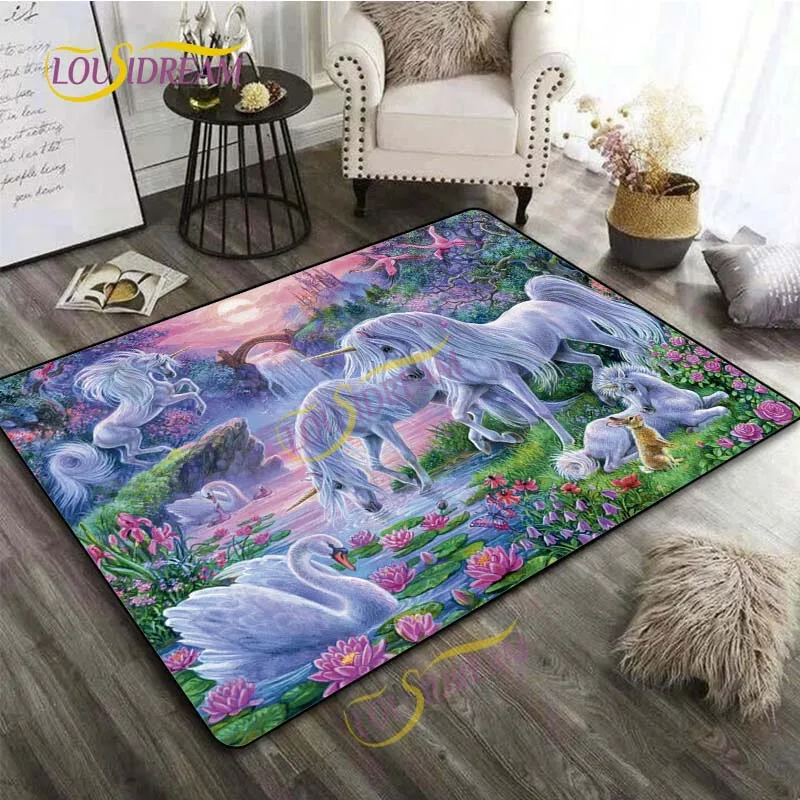 Unicorn Elements Square Oversized rugs Art Beautiful Girl and Unicorn Living Room Kitchen Door Mat Entrance Non-slip Carpet
Unicorn Elements Square Oversized rugs Art Beautiful Girl and Unicorn Living Room Kitchen Door Mat Entrance Non-slip Carpet