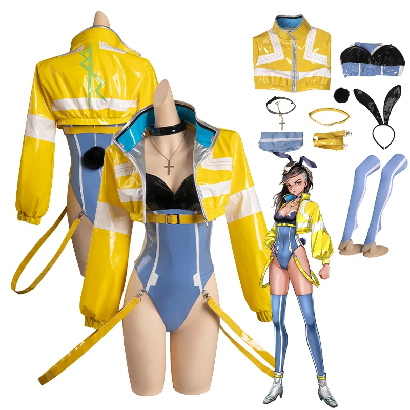 Edgerunners David Bunny Girl Cosplay Costume Jumpsuits Outfits Women Bodysuits Jacket Coat Halloween Party Role Play Suit
Edgerunners David Bunny Girl Cosplay Costume Jumpsuits Outfits Women Bodysuits Jacket Coat Halloween Party Role Play Suit