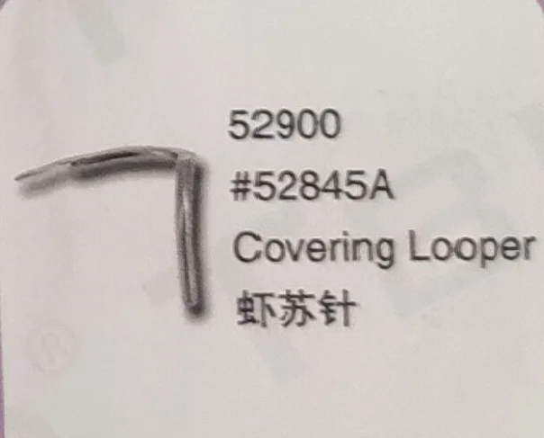 (2PCS)Covering Looper 52845A for UNION SPECIAL 52900 Sewing Machine Parts
(2PCS)Covering Looper 52845A for UNION SPECIAL 52900 Sewing Machine Parts