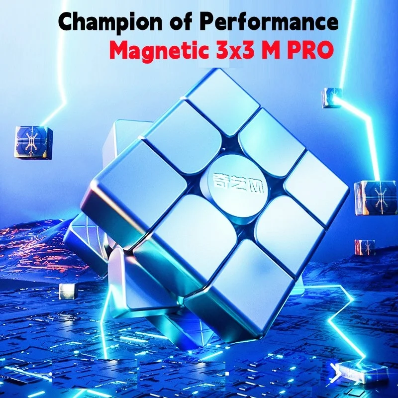 

QIYI обновленный Magico Cubo 3x3x 3 скоростной куб магнитный M PRO 3x3 волшебный куб головоломка игрушка магический магнит 3*3*3 큐브 브 кубики вол Rubic