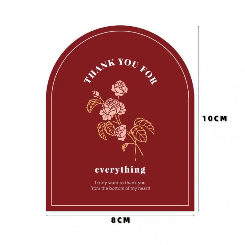 50pcs/pack Red Thank You Stickers Rectangle Adhesive Flower Decorative Stickers for Business Xmas Package Gift box Mailer Bags
50pcs/pack Red Thank You Stickers Rectangle Adhesive Flower Decorative Stickers for Business Xmas Package Gift box Mailer Bags