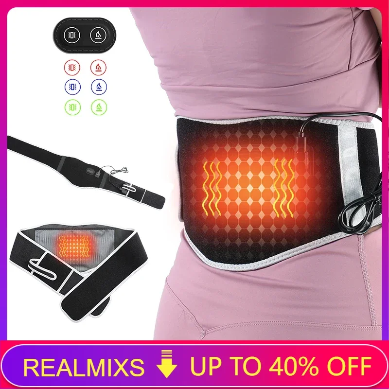 

Electric Heating Waist belt pad Electric heat waist back pain USB Back Support Brace Pain Hot Compress Therapy Lumbar