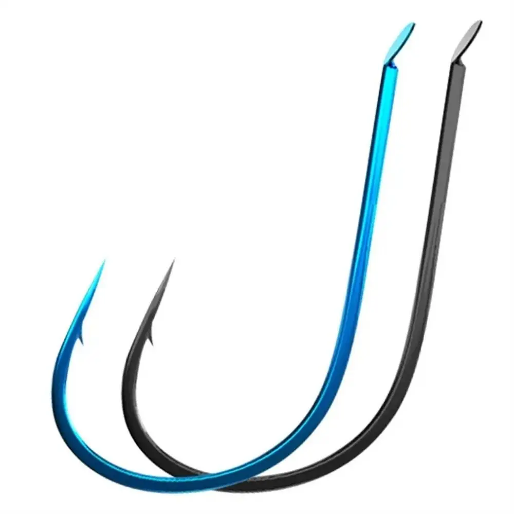 50pcs/lot High Carbon Steel Fishing Hooks Blue Black Barbed Hook Fishhooks for Grass Carp Lures Fishing Tackle Pesca 
50pcs/lot High Carbon Steel Fishing Hooks Blue Black Barbed Hook Fishhooks for Grass Carp Lures Fishing Tackle Pesca