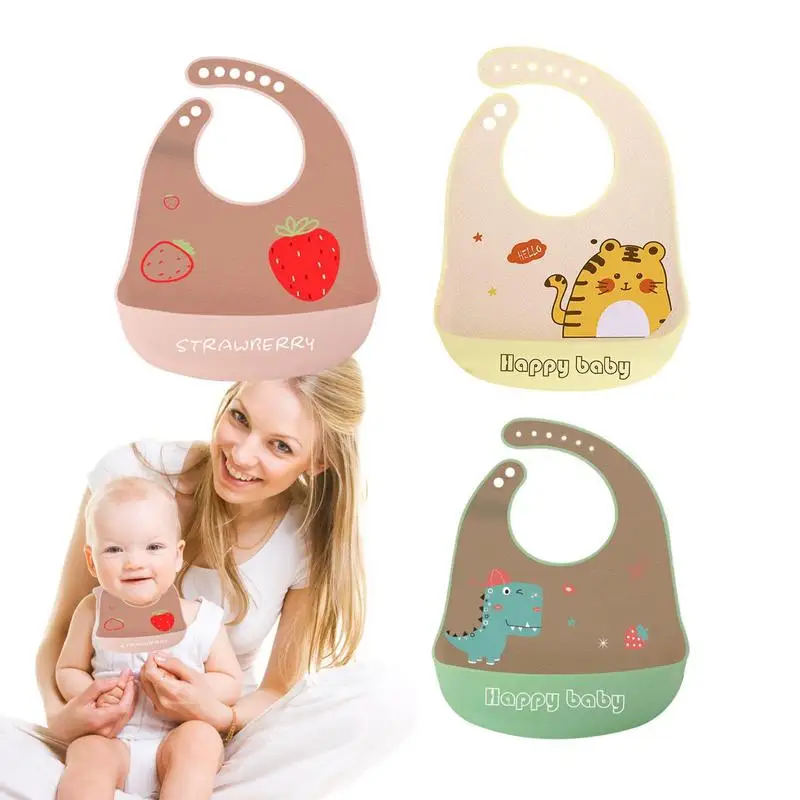 Feeding Bibs 3pcs Waterproof Drool Bib Unisex Cute Cartoon Feeding Bib With Wide Food Catcher Pocket For Toddler Boys Or Girls
Feeding Bibs 3pcs Waterproof Drool Bib Unisex Cute Cartoon Feeding Bib With Wide Food Catcher Pocket For Toddler Boys Or Girls