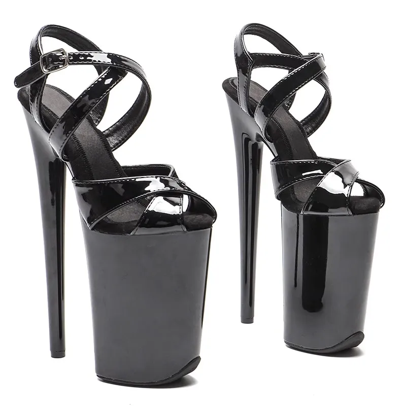 LAIJIANJINXIA New 23CM/9inches Patent PU Fashion Sexy Exotic High Heel Platform Party Sandals Pole Dance Shoes 043-1
LAIJIANJINXIA New 23CM/9inches Patent PU Fashion Sexy Exotic High Heel Platform Party Sandals Pole Dance Shoes 043-1