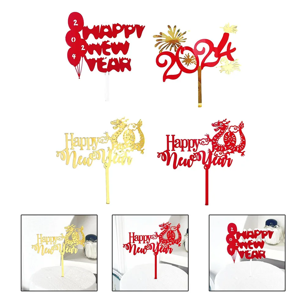 2024 Happy New Year Cake Decoration Cookie Insert Kitche Baking Home Dinner Holiday Dragon Decor Supplies Acrylic 12x13cm
2024 Happy New Year Cake Decoration Cookie Insert Kitche Baking Home Dinner Holiday Dragon Decor Supplies Acrylic 12x13cm