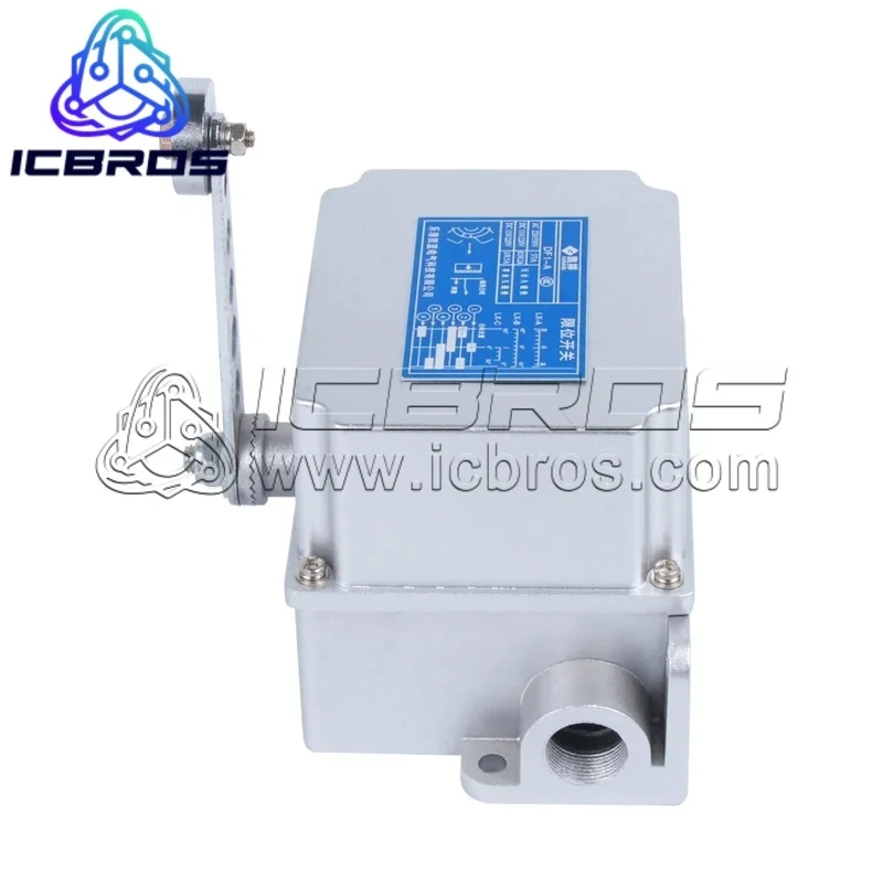 

Travel Switch DF1-A/B Heavy Load Limit Switch, HigH-temperature Resistant Shell, AdjustAble RotaRy Arm, RolleR Swing Rod