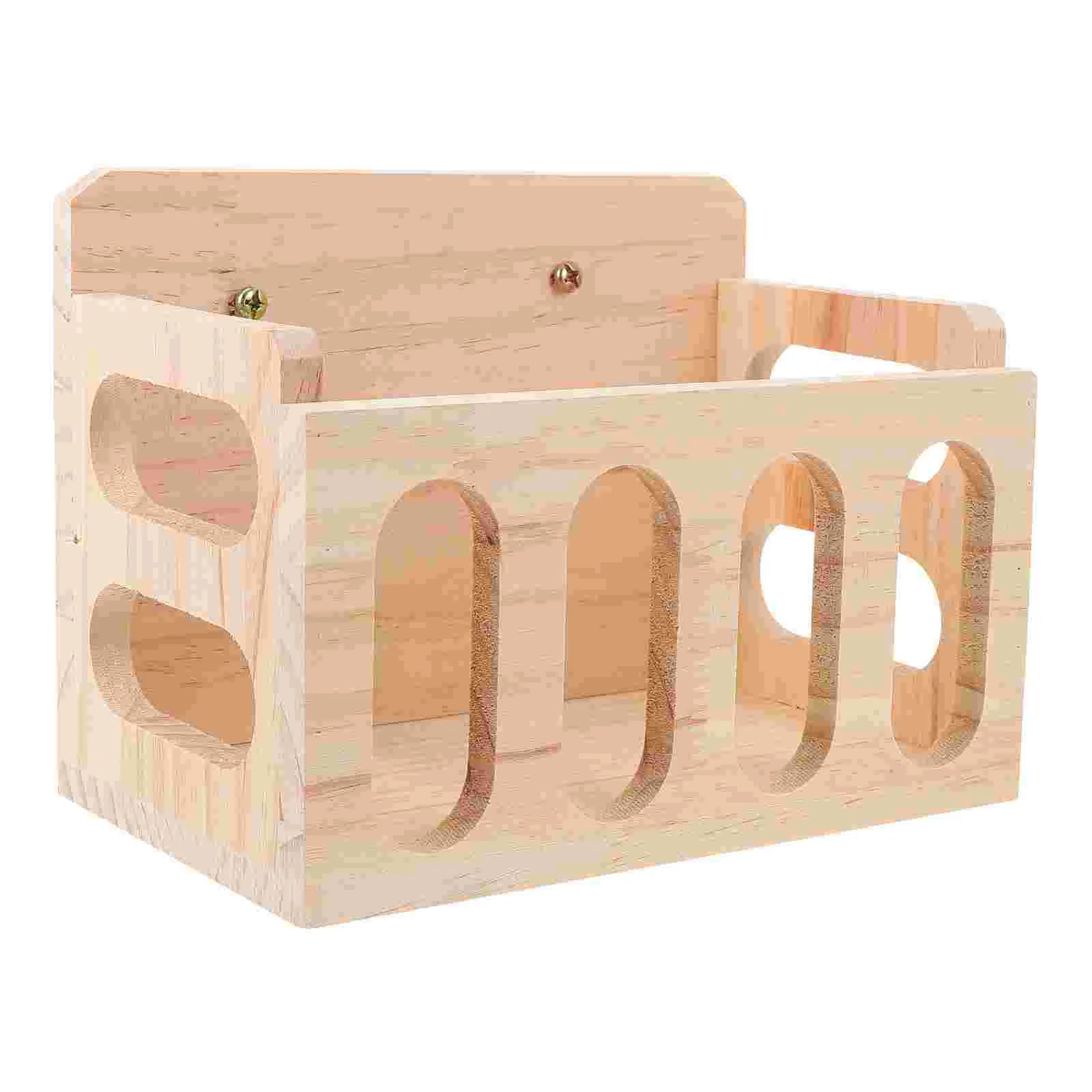 

Rabbit Grass Stand Feeding Feeder Chinchilla Wall-mounted Wooden Bowl Guinea Pig Small Animal