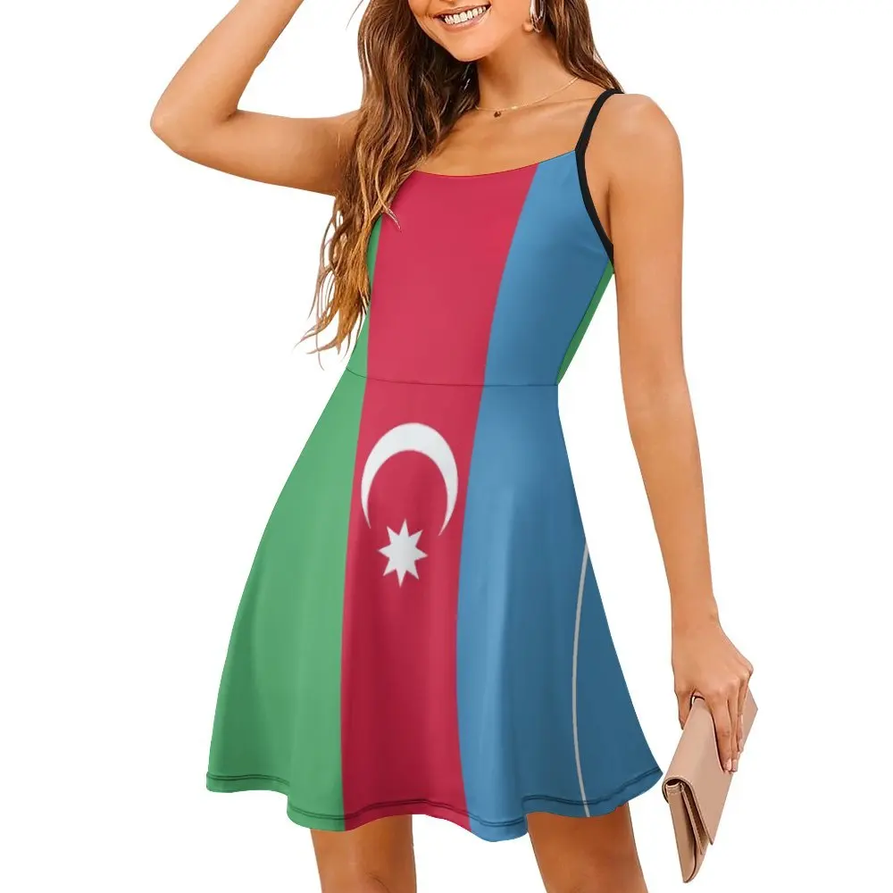 

Azerbaijan Women's Sling Dress Funny Novelty Suspender Dress Hot Sale Sexy Woman's Gown Cocktails