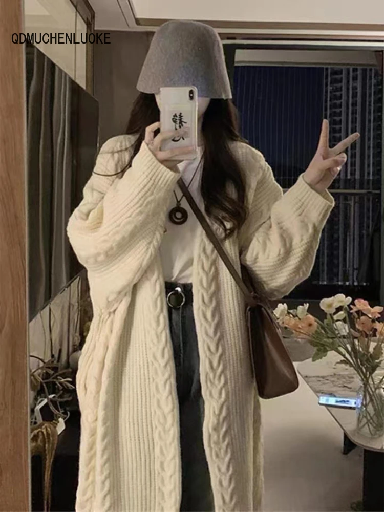 Cardigan for Women 2023 New Knit Korean Fashion Autumn Winter Loose Long Sleeved Top Mid Length Style Solid Color Coat Clothing
Cardigan for Women 2023 New Knit Korean Fashion Autumn Winter Loose Long Sleeved Top Mid Length Style Solid Color Coat Clothing