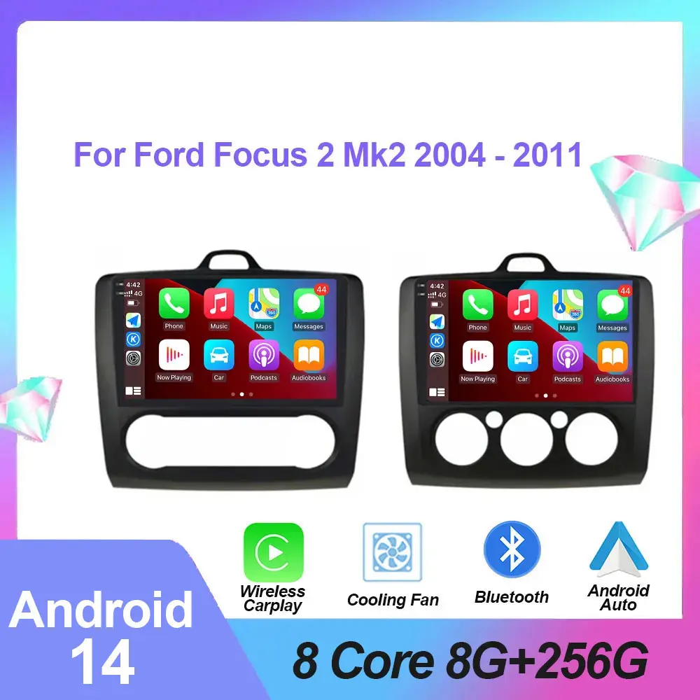 Android 13 Car Radio Autoradio For Ford Focus 2 Mk2 2004 - 2011 GPS Navigation Multimedia Player Carplay Stereo WIFI
Android 13 Car Radio Autoradio For Ford Focus 2 Mk2 2004 - 2011 GPS Navigation Multimedia Player Carplay Stereo WIFI