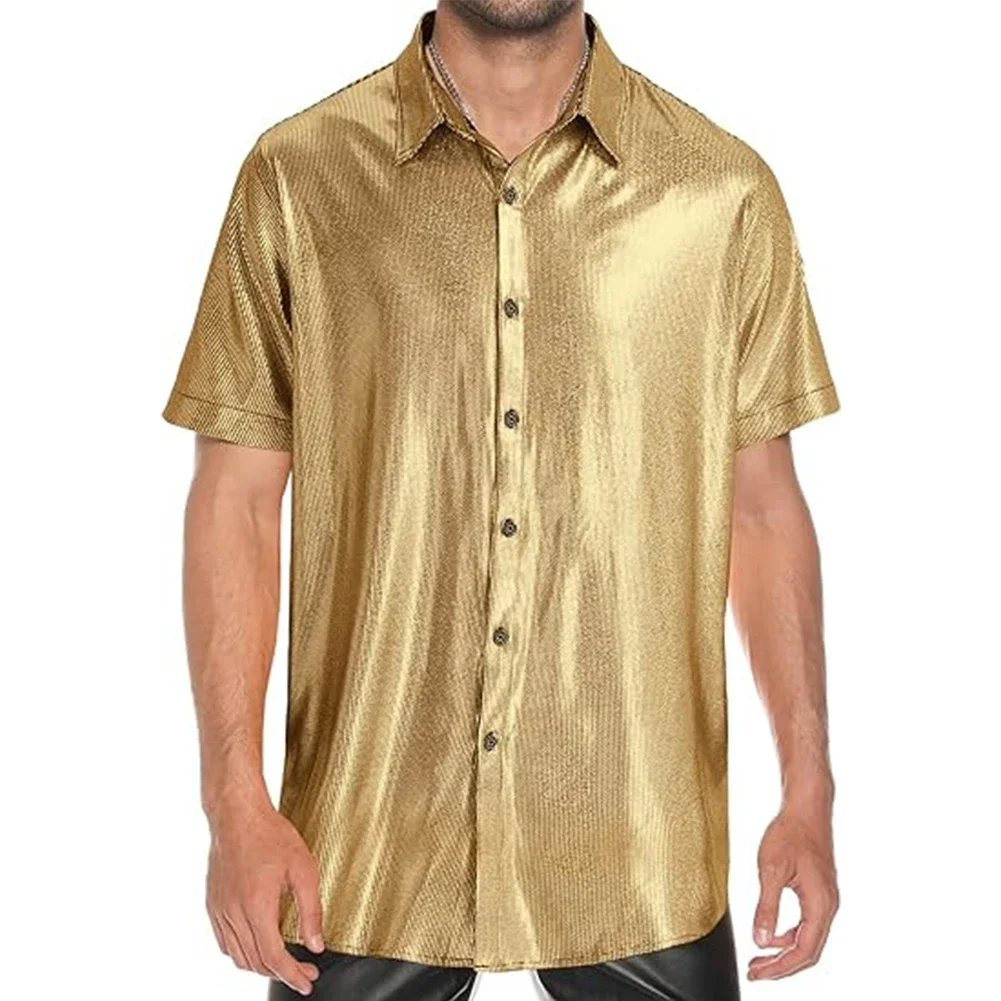 Brand New Fashion High Quality Shirt Men Shirt Blouse Button Up Cardigan Disco Party Shirt Short Sleeve For Men
Brand New Fashion High Quality Shirt Men Shirt Blouse Button Up Cardigan Disco Party Shirt Short Sleeve For Men