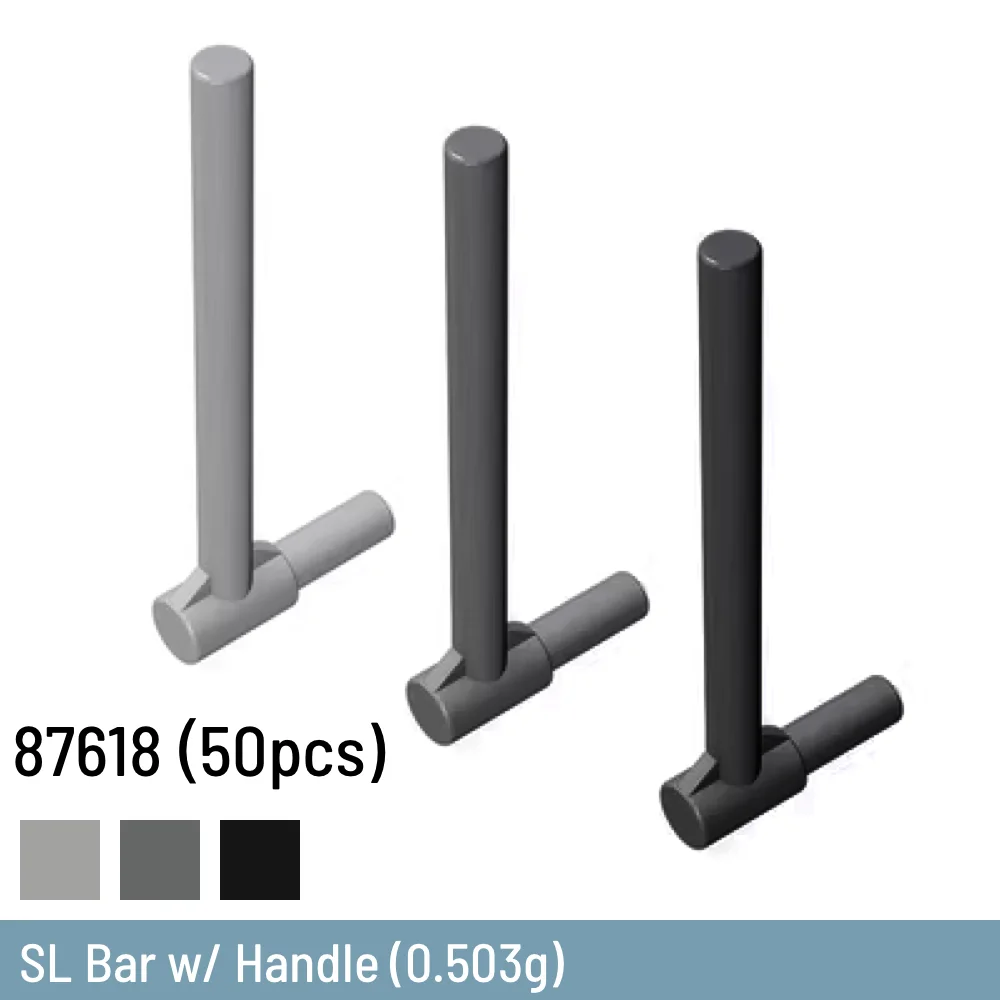 50 Pcs / Lot DIY Building Blocks SL Bar w/ Handle Size Compatible With 87618 Plastic Toys for Children
50 Pcs / Lot DIY Building Blocks SL Bar w/ Handle Size Compatible With 87618 Plastic Toys for Children