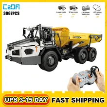 Cada Technical City Remote Control Articulated Dump Truck Building Blocks 3067pcs DIY Heavy Engineering RC Car Moc Bricks Toys
Cada Technical City Remote Control Articulated Dump Truck Building Blocks 3067pcs DIY Heavy Engineering RC Car Moc Bricks Toys