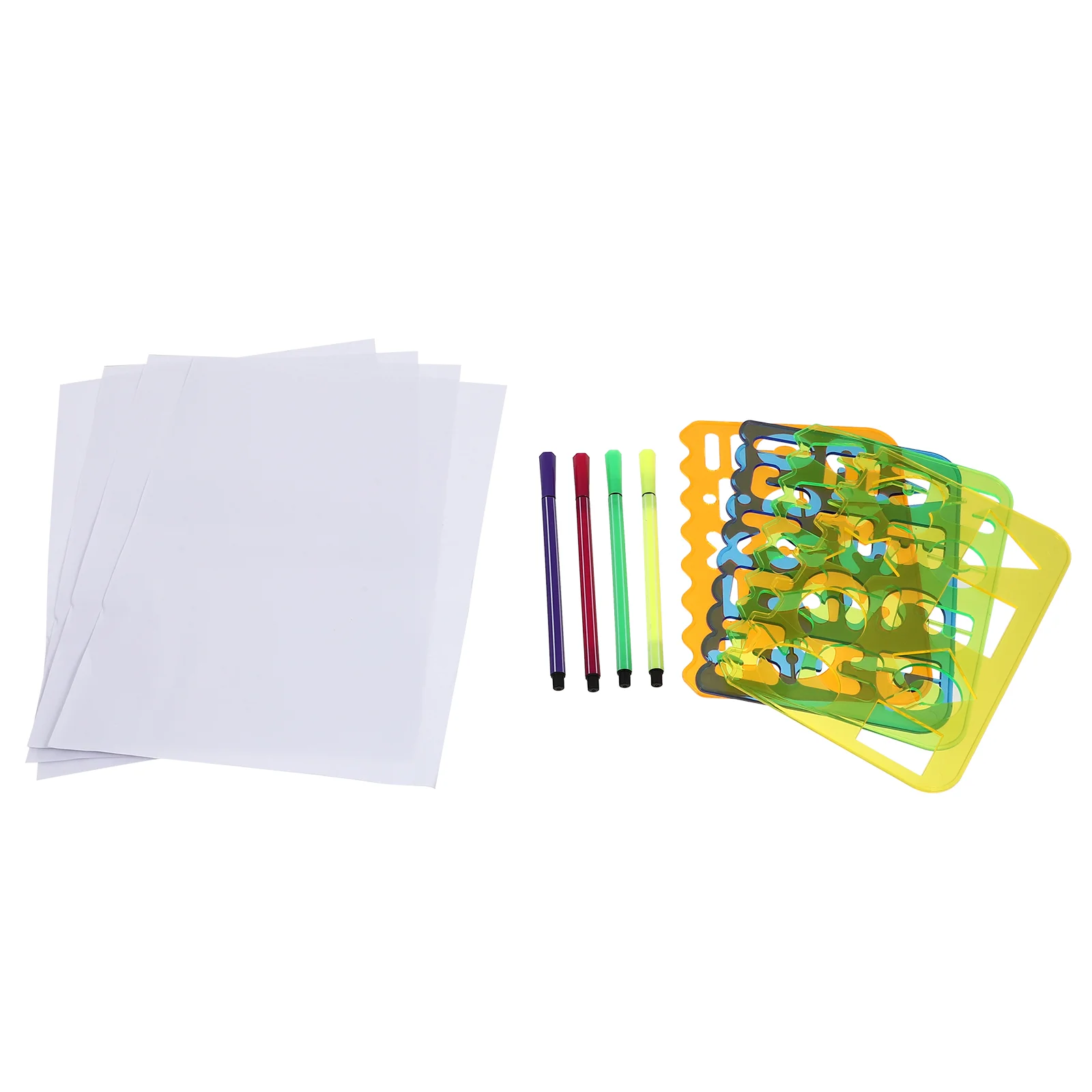Intelligent Ruler Set Child Drafting Stencils Interlocking Plastic Letter Painting
Intelligent Ruler Set Child Drafting Stencils Interlocking Plastic Letter Painting