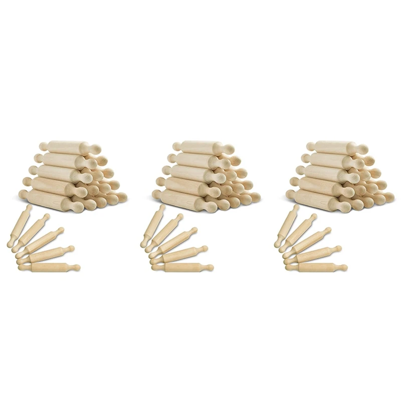 45 Pieces Wooden Mini Rolling Pin 6 Inches Long Kitchen Baking Rolling Pin Small Wood Dough Roller For Children Fondant
45 Pieces Wooden Mini Rolling Pin 6 Inches Long Kitchen Baking Rolling Pin Small Wood Dough Roller For Children Fondant
