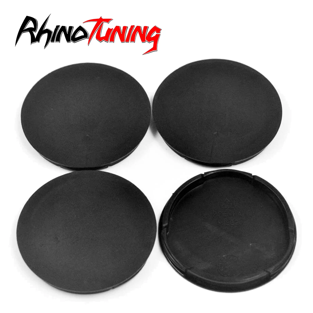 

Rhino Tuning 4pcs 55mm(2.17in) Wheel Center Cap For Racing M582 Rim Universal Hub Cover Dust Refits Auto Accessroies Black