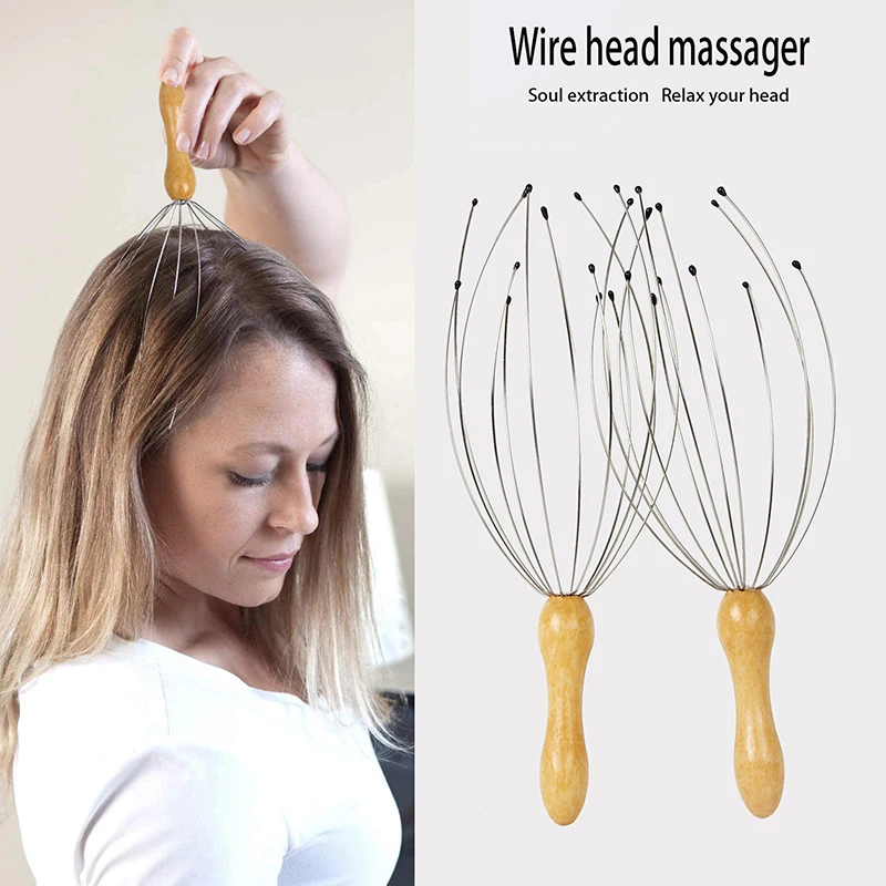 Wooden Handle Octopus Head Massager Scratch Scalp Relaxation Relief Body Massager Scratcher Relieves Tension Health Care Tools
Wooden Handle Octopus Head Massager Scratch Scalp Relaxation Relief Body Massager Scratcher Relieves Tension Health Care Tools