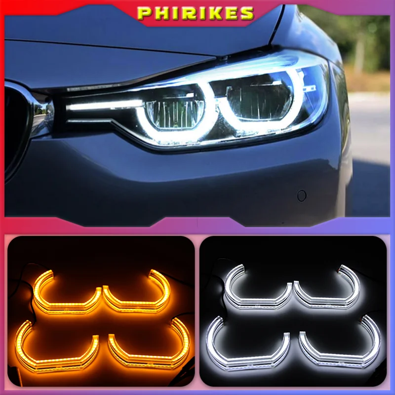 LED Angel Eyes For BMW E60 E61 LCI 528i 530i 535i 550i M5 2007-10 Halogen Headlight Car Lights Accessories Halo 3D DTM LCI Style
LED Angel Eyes For BMW E60 E61 LCI 528i 530i 535i 550i M5 2007-10 Halogen Headlight Car Lights Accessories Halo 3D DTM LCI Style