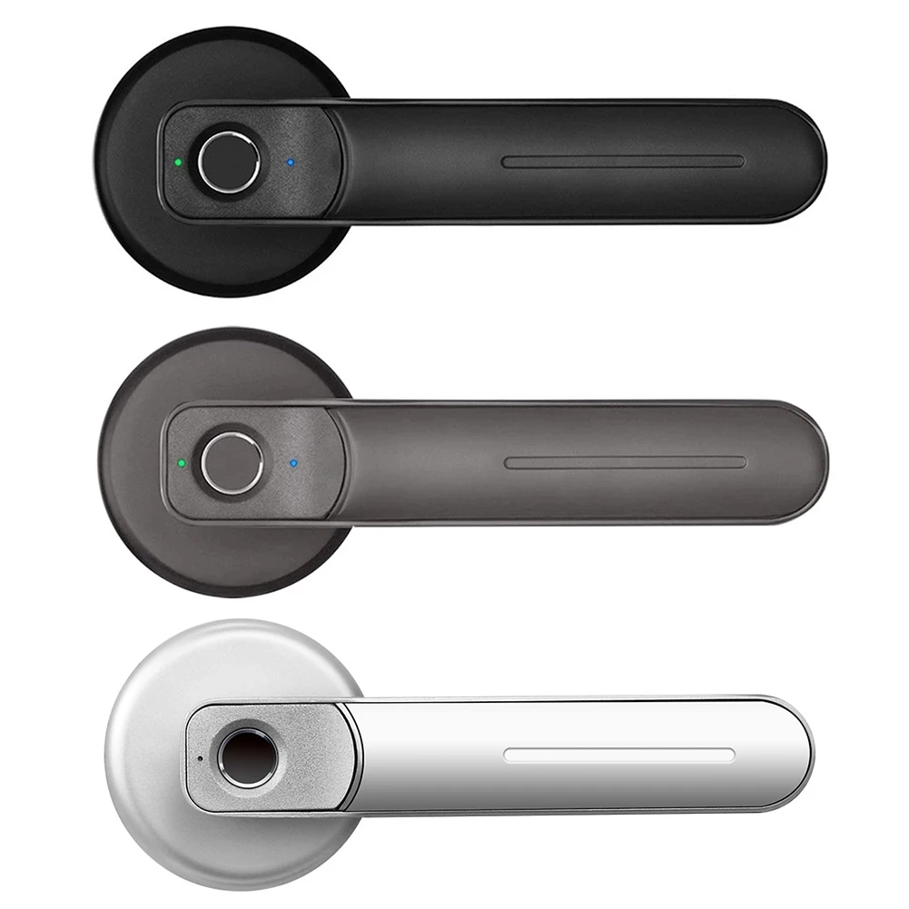 Fingerprint Door Lock For Indoor Wooden Door Smart Electric Biometric Keyless Security Entry Home Office Door Handle Smart Lock
Fingerprint Door Lock For Indoor Wooden Door Smart Electric Biometric Keyless Security Entry Home Office Door Handle Smart Lock