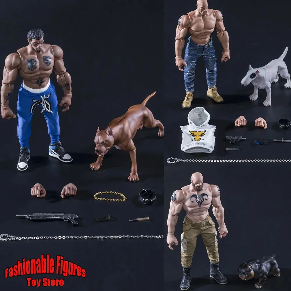 TAKETHAT X CRAZY FIGURE TC002 1/12 Men Soldier Strong City Thug With Pet Dog Full Set 6" Action Figure Body Collection Gift
TAKETHAT X CRAZY FIGURE TC002 1/12 Men Soldier Strong City Thug With Pet Dog Full Set 6" Action Figure Body Collection Gift