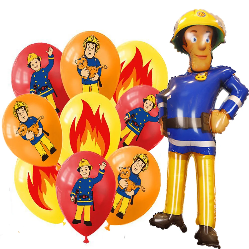 Fireman Sam Birthday Decorations Fire Department Party Balloons Supplies Firefighter Theme Birthday Balloon Decoration
Fireman Sam Birthday Decorations Fire Department Party Balloons Supplies Firefighter Theme Birthday Balloon Decoration