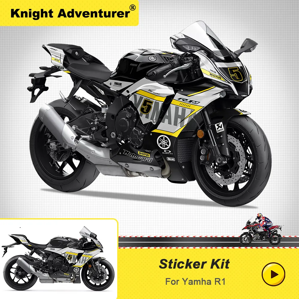 For 2020 2021 2022 2023 Yamaha YZF R1 YZF-R1 Motorcycle Full Body Fairing Decal Sticker Graphic Kit
For 2020 2021 2022 2023 Yamaha YZF R1 YZF-R1 Motorcycle Full Body Fairing Decal Sticker Graphic Kit
