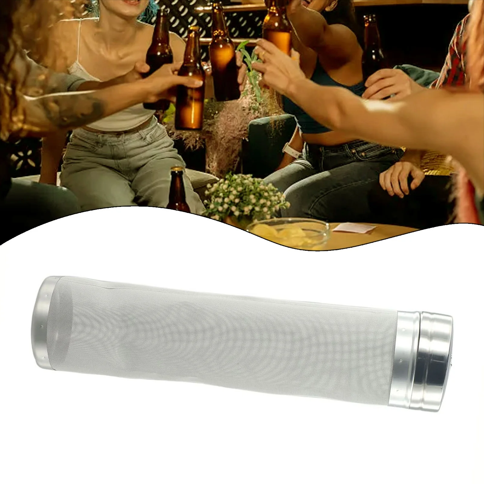 1pcs New Hopper Filter Strainer Stainless Steel 300 Micrometer Mesh Hop Beer Filter 7*29cm 7*18cm Beer Brewing
1pcs New Hopper Filter Strainer Stainless Steel 300 Micrometer Mesh Hop Beer Filter 7*29cm 7*18cm Beer Brewing