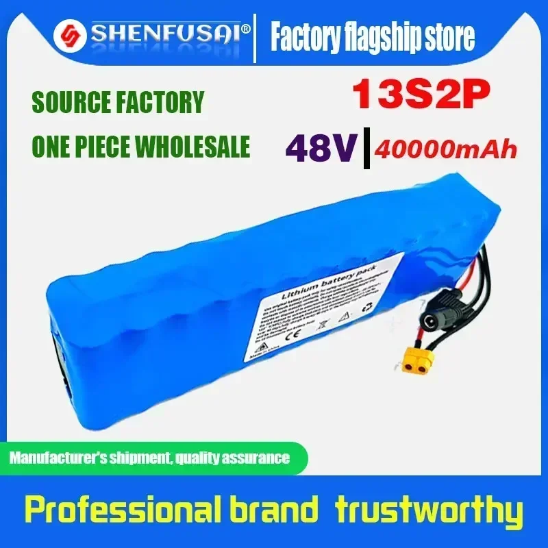 New Battery 48v 40Ah 18650 Lithium Ion Battery Pack 13S2P Bike Conversion Kit Bafang 1000w and 54.6V 2A Charger
New Battery 48v 40Ah 18650 Lithium Ion Battery Pack 13S2P Bike Conversion Kit Bafang 1000w and 54.6V 2A Charger
