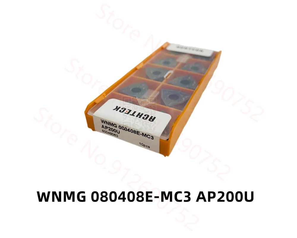 WNMG080408E-MC3 AP200U Cutting Carbide Insert 
WNMG080408E-MC3 AP200U Cutting Carbide Insert