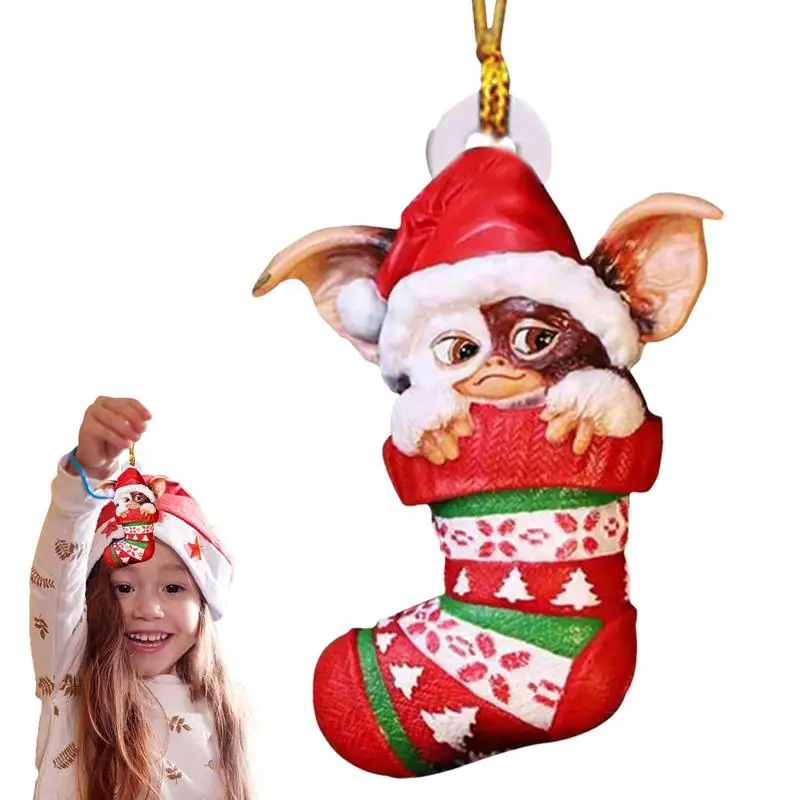 Gremlins Santa Hat Hanging Christmas Tree Decoration Pendant Cute Puppy Acrylic Ornament Christmas Gift Festive Party Supplies
Gremlins Santa Hat Hanging Christmas Tree Decoration Pendant Cute Puppy Acrylic Ornament Christmas Gift Festive Party Supplies
