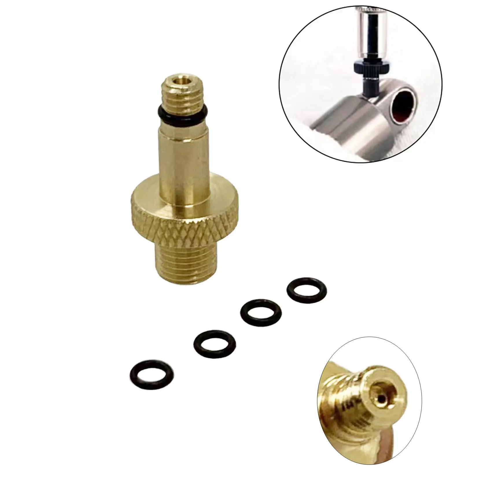Brand New Rear Valve Adapter 10g Aluminum Alloy High Quality Universal With Spare O-rings For MTB Bicycle Bike
Brand New Rear Valve Adapter 10g Aluminum Alloy High Quality Universal With Spare O-rings For MTB Bicycle Bike