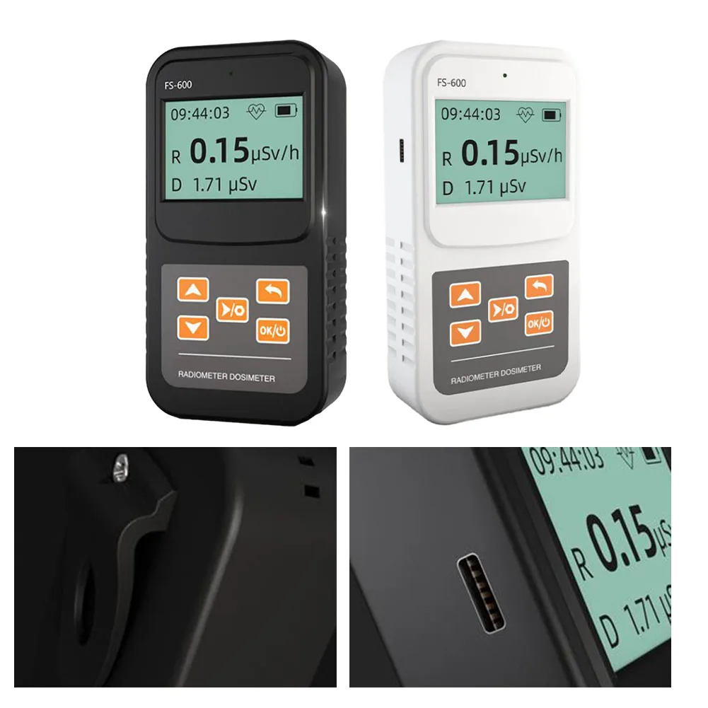 Geiger Counter Nuclear Radiation Tester Dosimeter X-ray Beta Gamma Radioactivity Tester Warn Prompt Function
Geiger Counter Nuclear Radiation Tester Dosimeter X-ray Beta Gamma Radioactivity Tester Warn Prompt Function
