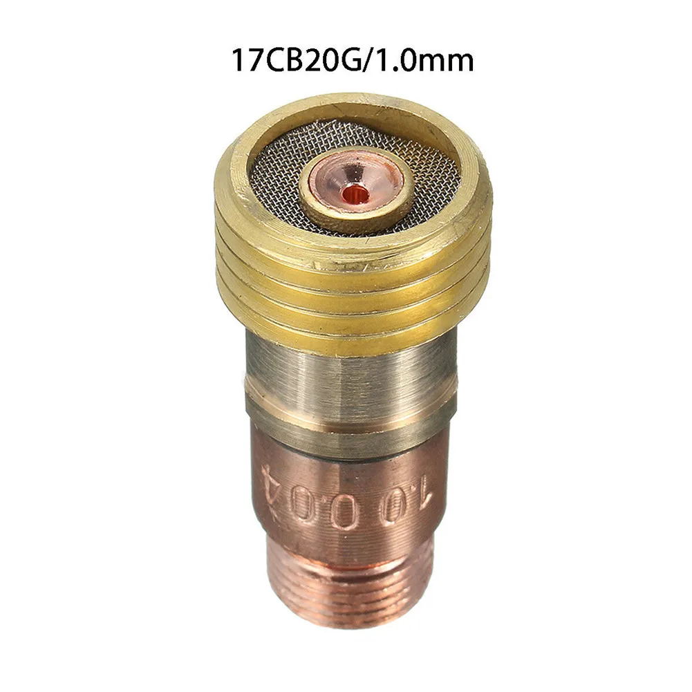 High Quality Brass Chuck Body Stubby Gas Lens Connector With Mesh For Tig WP 17/18/26 Torch Perfect for Welding Projects
High Quality Brass Chuck Body Stubby Gas Lens Connector With Mesh For Tig WP 17/18/26 Torch Perfect for Welding Projects