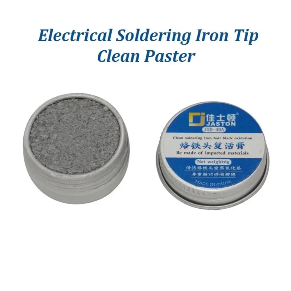 Non-stick tin Electrical Soldering Iron Tip Refresher solder Cream Clean Paste Solder Iron Tip Head Resurrection 2022 Hot Sale
Non-stick tin Electrical Soldering Iron Tip Refresher solder Cream Clean Paste Solder Iron Tip Head Resurrection 2022 Hot Sale