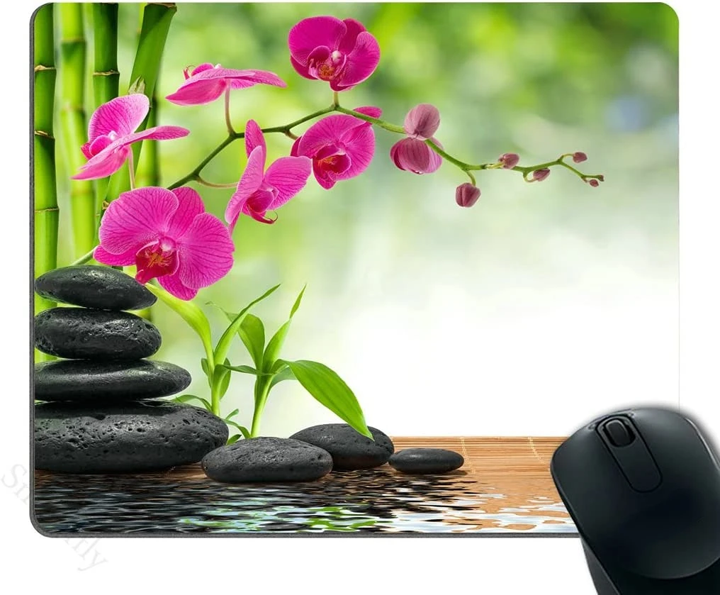 Purple Mouse Pad Custom Composition Bamboo Purple Orchid Black Stones Mouse Pad Personality Desings Gaming Mouse Pad 9.5x7.9 In
Purple Mouse Pad Custom Composition Bamboo Purple Orchid Black Stones Mouse Pad Personality Desings Gaming Mouse Pad 9.5x7.9 In