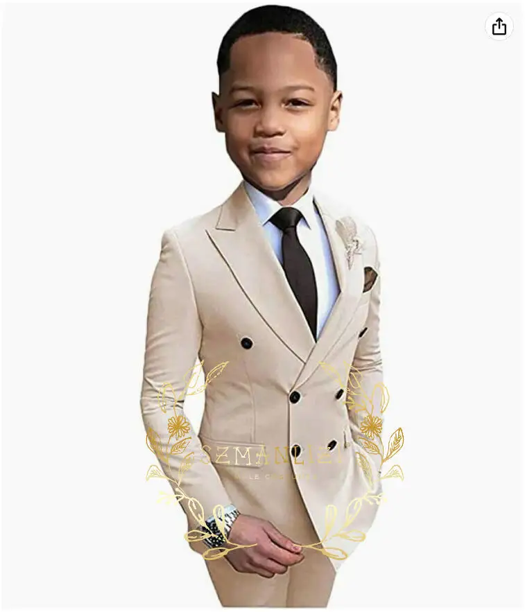 

Boys Kids Formal Jakcet Pants Tie 3P Performance Suit Children Photograph Dress Teenagers Stage Show Costume Kids Clothes Boys