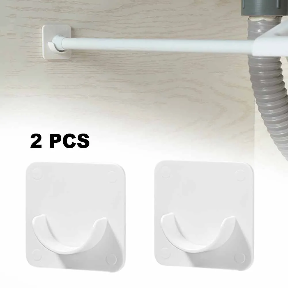 Wall Drapery Hook Curtain Rod Bracket 2pcs/Set 6*6cm Plastic Pole Brackets White Telescopic Pole Bracket Brand New
Wall Drapery Hook Curtain Rod Bracket 2pcs/Set 6*6cm Plastic Pole Brackets White Telescopic Pole Bracket Brand New