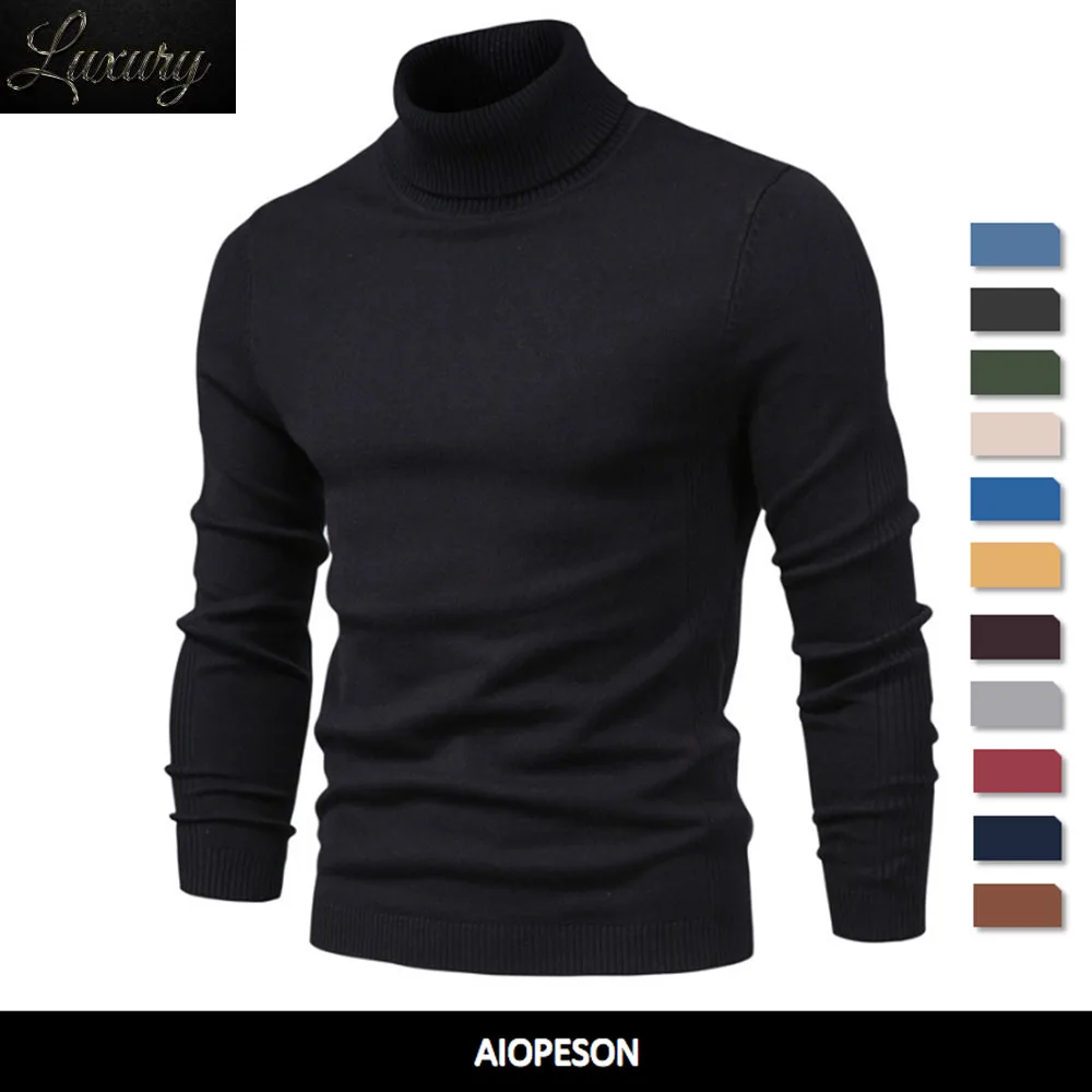 2024 New Winter Men Turtleneck Sweater Casual Solid Color Warm Pullover High Quality Slim Neck Long Sleeve
2024 New Winter Men Turtleneck Sweater Casual Solid Color Warm Pullover High Quality Slim Neck Long Sleeve