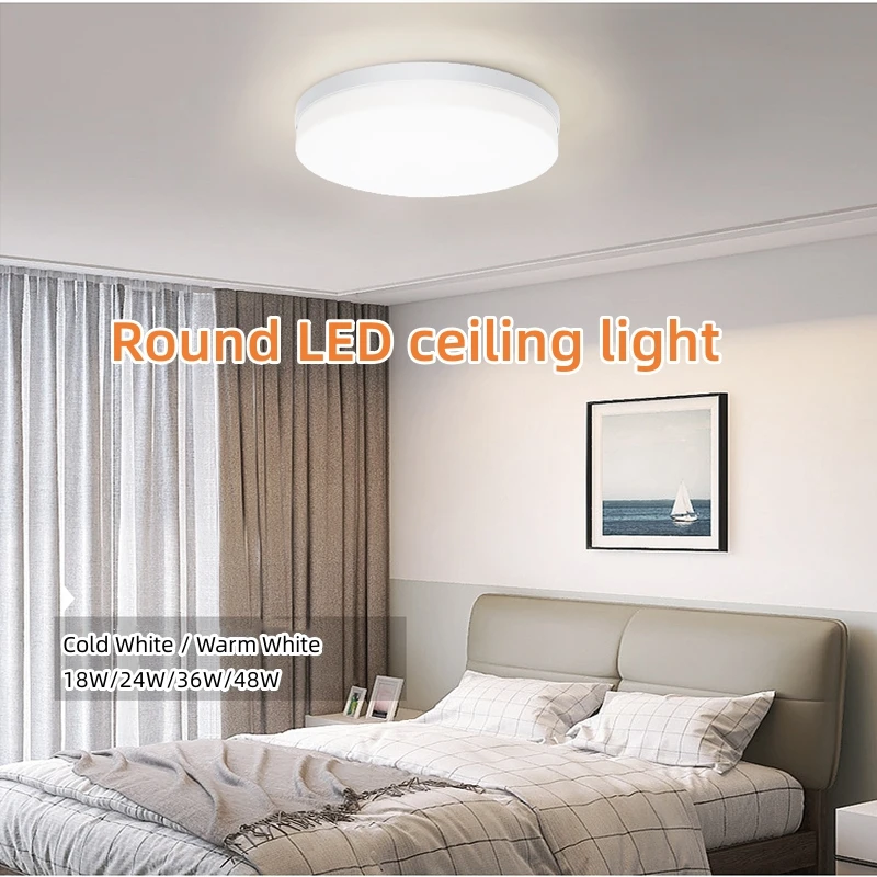 LED Ceiling Lights Cold/Warm White 48W 36W 24W 18W Square Round LED Ceiling Lamp Living Room Kitchen Bedroom Lighting Decor
LED Ceiling Lights Cold/Warm White 48W 36W 24W 18W Square Round LED Ceiling Lamp Living Room Kitchen Bedroom Lighting Decor